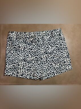 Mixit black and White Patterned Women’s 4 inch inseam dress Shorts